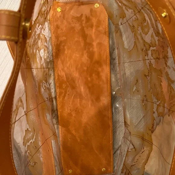 Alviero Martini Prima Classe Clear map tote - Picture 5 of 10